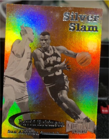 1997-98 Metal Universe #17 SS David Robinson Silver Slam — front