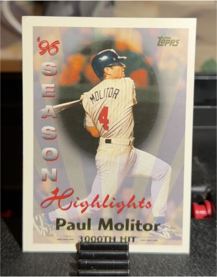 1997 Topps #463 '96 Season Highlights Paul Molitor — front