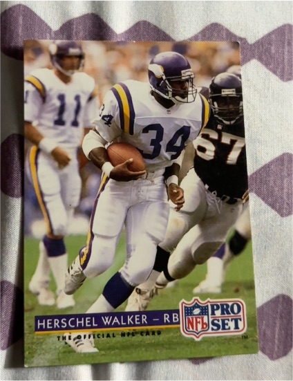 1992 Pro Set #241 Herschel Walker — front