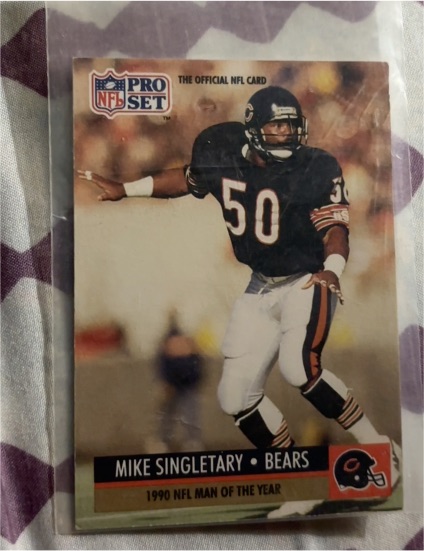 1991 Pro Set #5 Mike Singletary — front