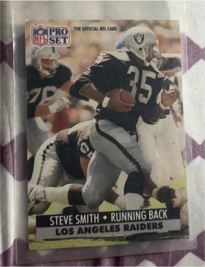 1991 Pro Set #194 Steve Smith — front