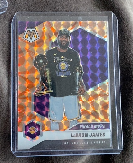 2020-21 Panini Mosaic #297 LeBron James Finals MVP — front