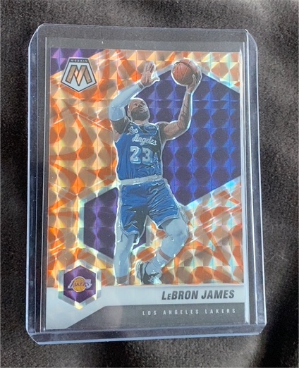 2020-21 Panini Mosaic #81 LeBron James — front