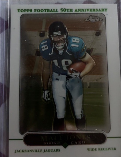 2005 Topps Chrome #181 Matt Jones Rookie Card — front
