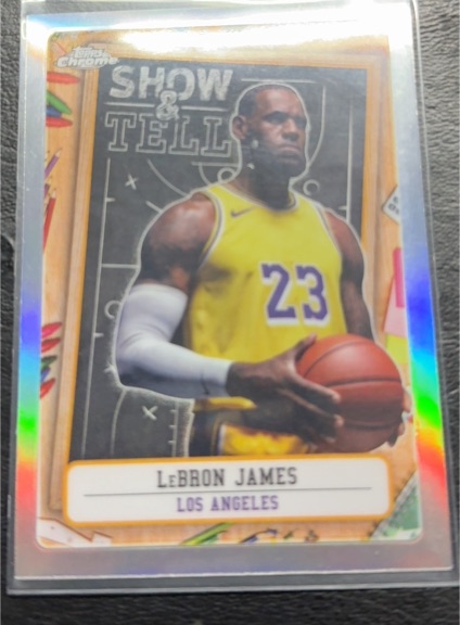 2024-25 Topps Chrome #ST-6 LeBron James Show and Tell — front