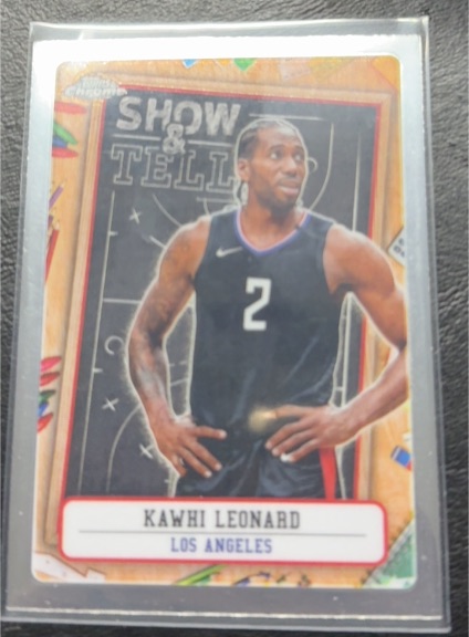 2024-25 Topps Chrome #ST-4 Kawhi Leonard Show & Tell — front