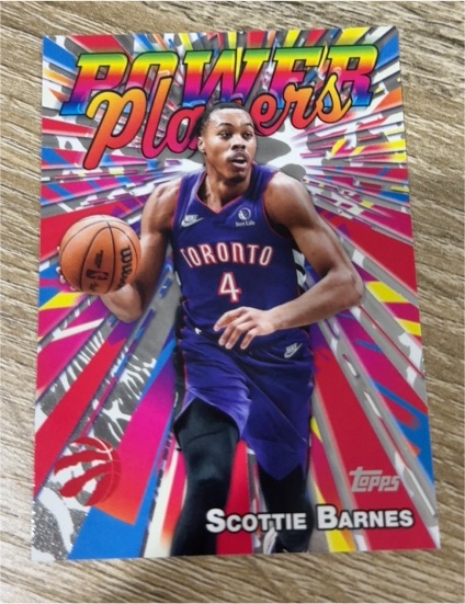 2025-26 Topps #PP-9 Scottie Barnes Power Players — front