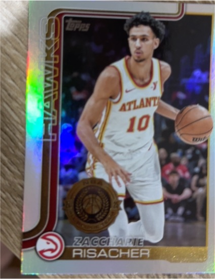 2025-26 Topps #62 Zaccharie Risacher — front