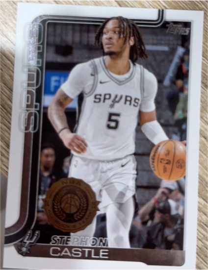 2025-26 Topps #197 Stephon Castle — front