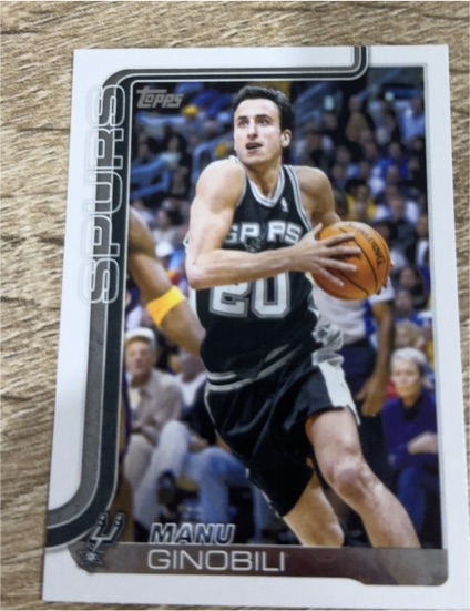 2025-26 Topps #262 Manu Ginobili — front