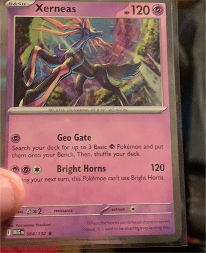 Pokemon Mega Evolution 064/132 Xerneas — front
