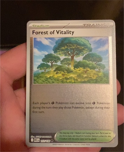 2025 Pokémon Mega Evolution #117 Forest of Vitality — front