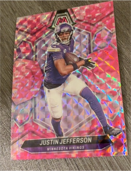 2024 Panini Mosaic #143 Justin Jefferson — front