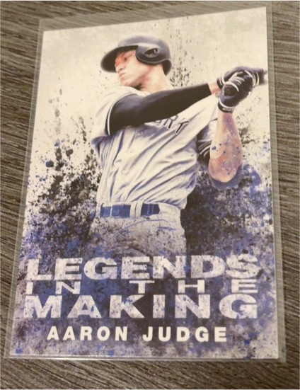 2018 Topps Legends in the Making #LTM-AJ Aaron Judge — front