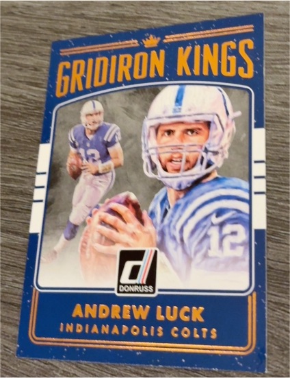 2016 Donruss Gridiron Kings #9 Andrew Luck — front