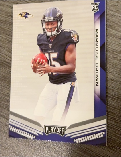 2019 Panini Playoff #207 Marquise Brown — front