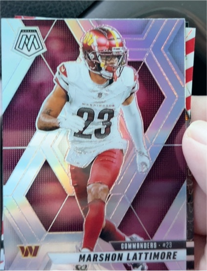 2025 Panini Mosaic #23 Marshon Lattimore — front