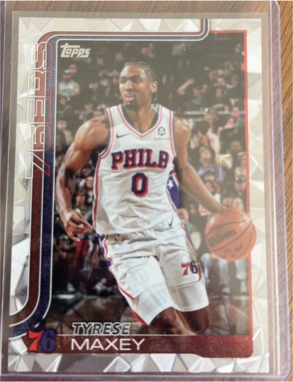 2025-26 Topps #21 Tyrese Maxey — front