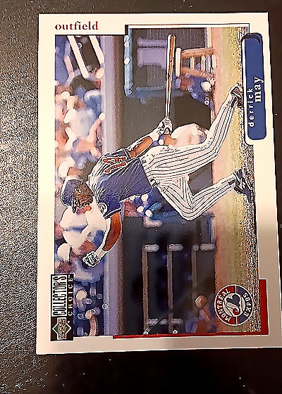 1996 Upper Deck Collector's Choice #130 Derrick May — front
