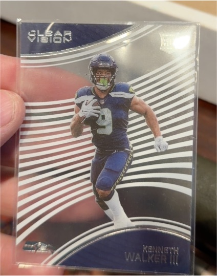 2022 Panini Chronicles #CVR-4 Kenneth Walker III Clear Vision Rookies — front