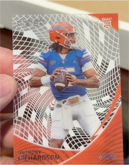 2023 Panini Chronicles Draft Picks Clear Vision #4 Anthony Richardson — front