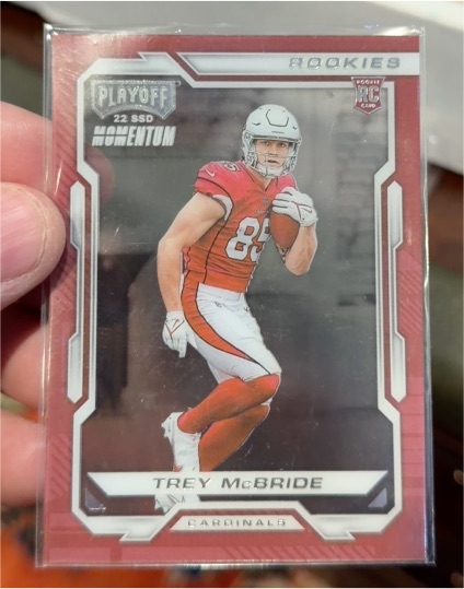 2022 Panini Chronicles Playoff Momentum Rookies #PMR-34 Trey McBride — front