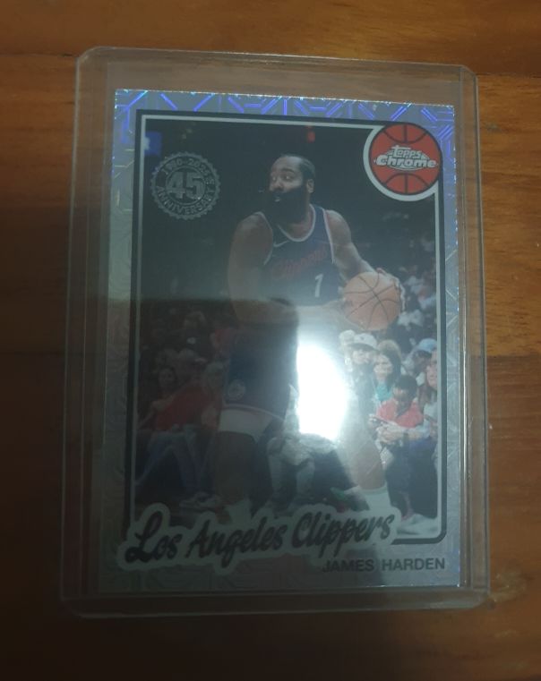 2025 Topps Chrome 1980-81 #1 James Harden — front
