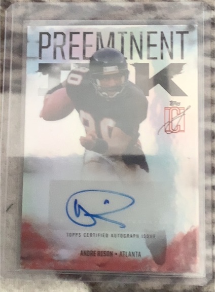 2024 Topps Signature Class Preeminent Ink #PI-AR Andre Rison — front
