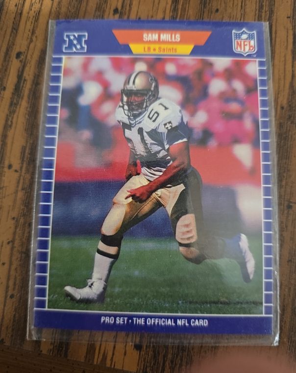 1989 Pro Set #274 Sam Mills — front