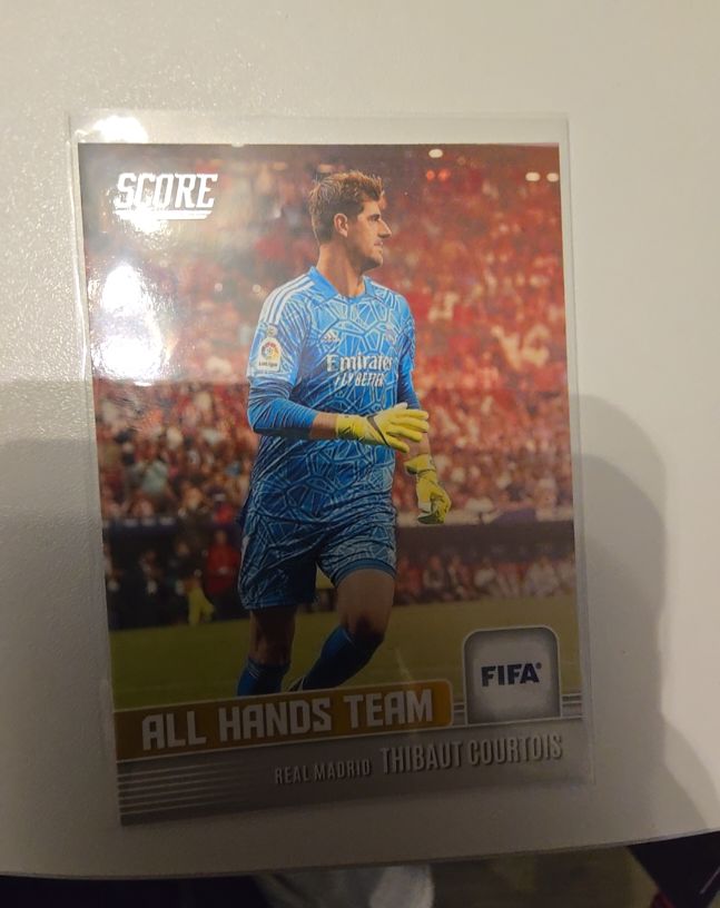 2023 Panini Score All Hands Team Thibaut Courtois — front