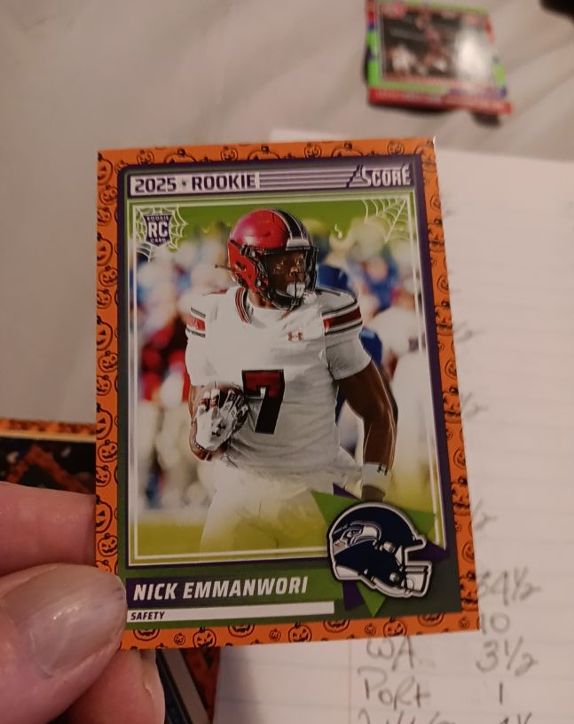 2025 Score A Treat #96 Nick Emmanwori — front