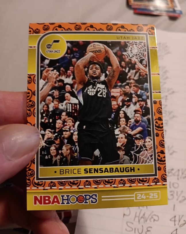 2024-25 Panini Haunted Hoops #10 Brice Sensabaugh — front