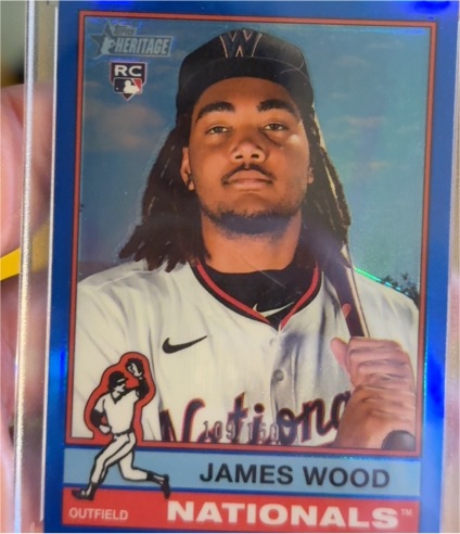 2025 Topps Heritage #231 James Wood — front