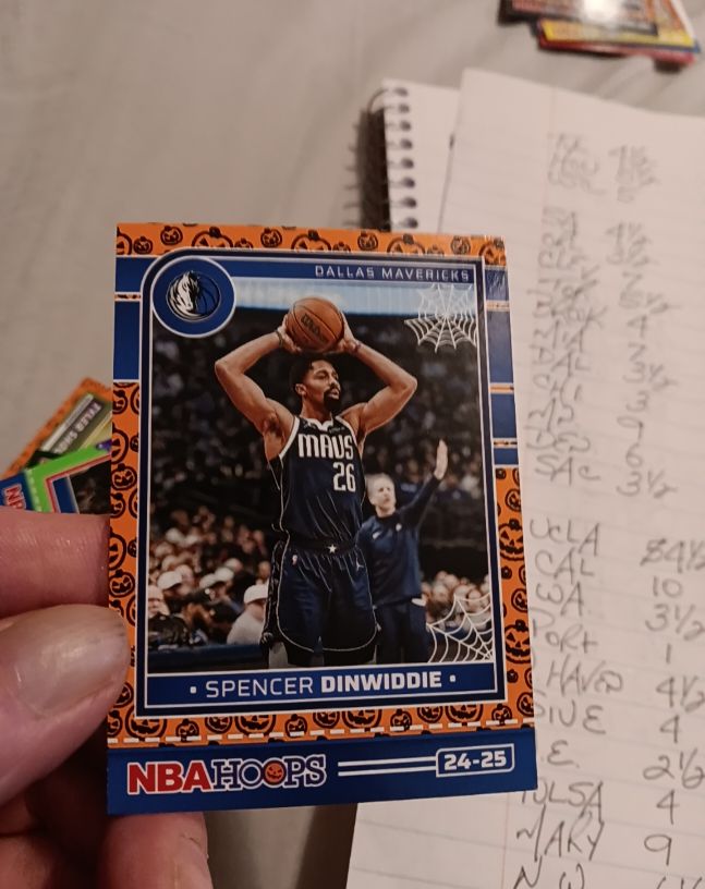 2024-25 Panini Haunted Hoops #222 Spencer Dinwiddie — front