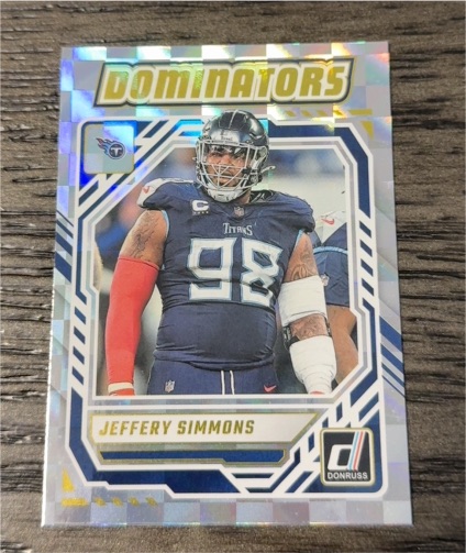 2025 Panini Donruss #DOM-JSS Jeffery Simmons — front