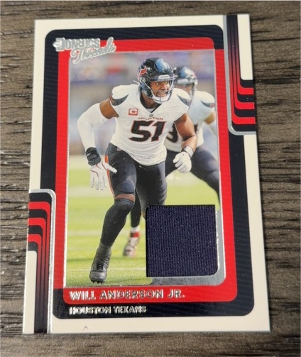 2025 Panini Donruss Threads #DTH-WAJ Will Anderson Jr. — front