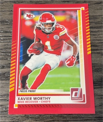 2025 Donruss #170 Xavier Worthy — front
