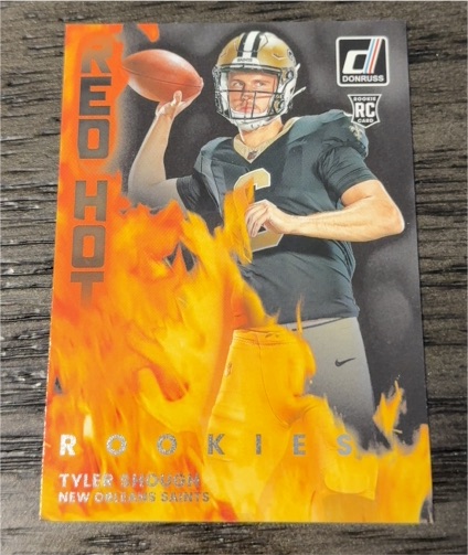 2025 Panini Donruss Red Hot Rookies #RHR-TYS Tyler Shough — front