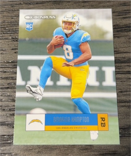 2025 Donruss Retro 2005 #R05-OMH Omarion Hampton — front