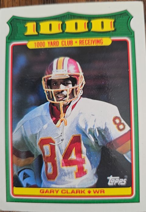 1988 Topps #5 Gary Clark 1000 Yard Club — front