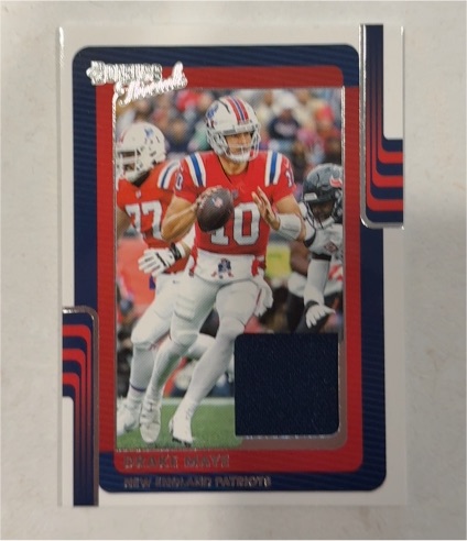 2025 Donruss Threads #DTH-DME Drake Maye — front