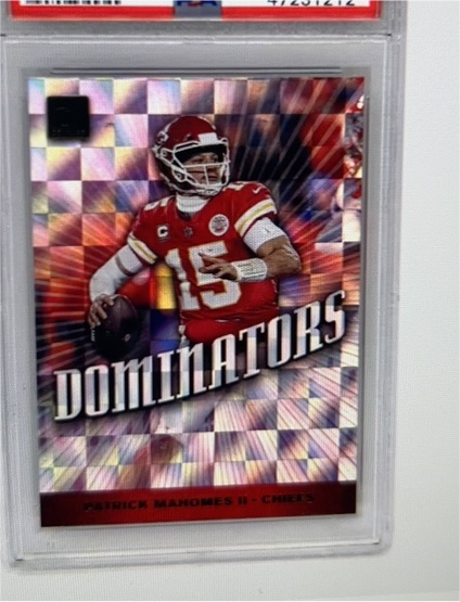 2019 Panini Donruss #DOM-15 Patrick Mahomes II Dominators — front