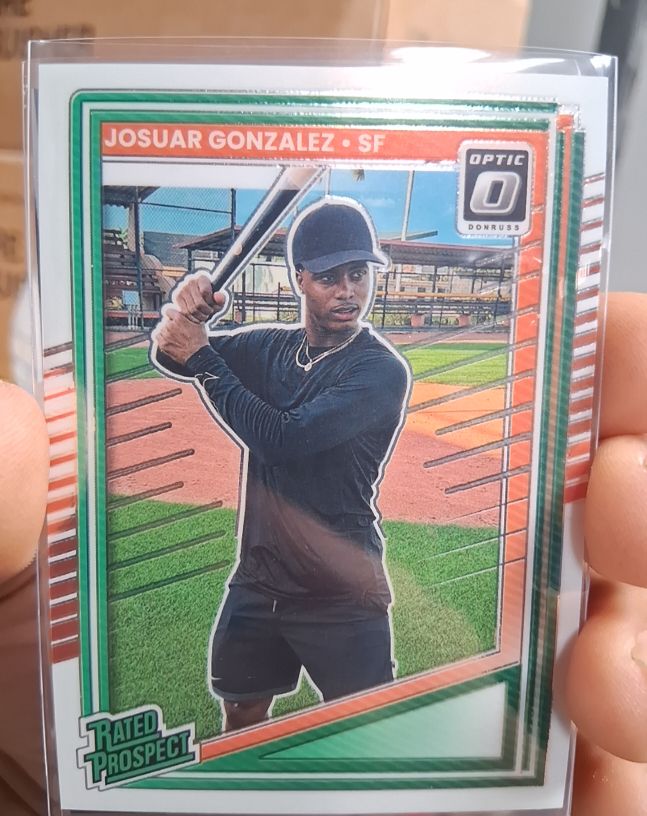 2025 Panini Donruss Optic #178 Josuar Gonzalez — front