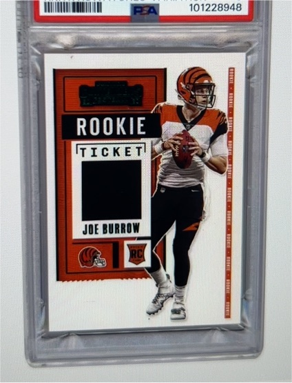 2020 Panini Contenders #RSV-JBU Joe Burrow Rookie Ticket — front