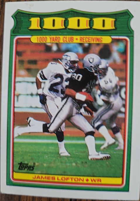 1988 Topps #16 James Lofton 1000 Yard Club — front