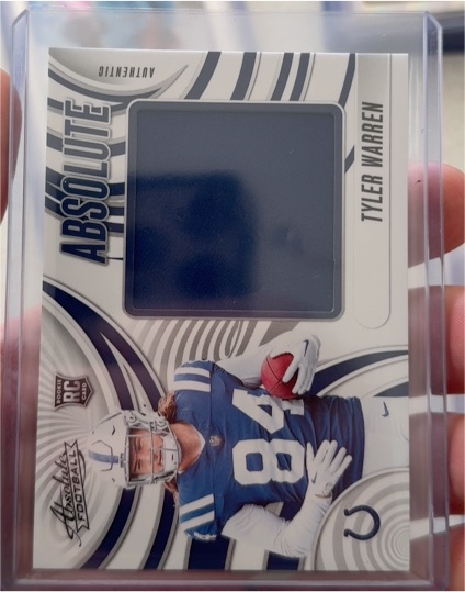 2025 Panini Absolute #AJ-TWN Tyler Warren — front