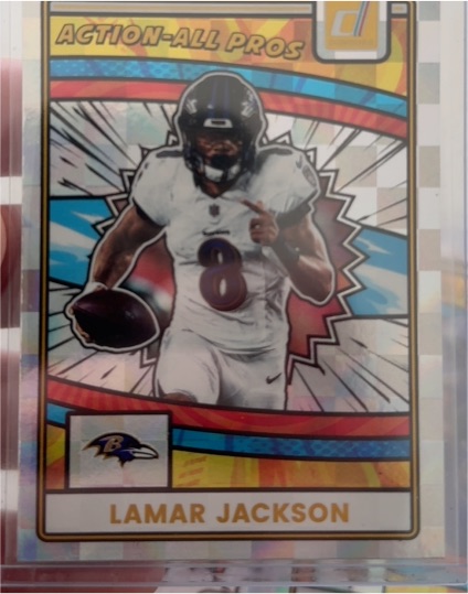 2025 Donruss #AAP-LJA Lamar Jackson Action-All Pros — front