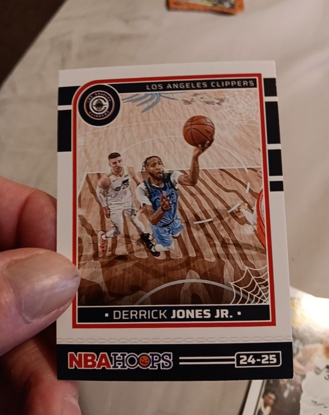 2024-25 Panini Haunted Hoops #223 Derrick Jones Jr. — front