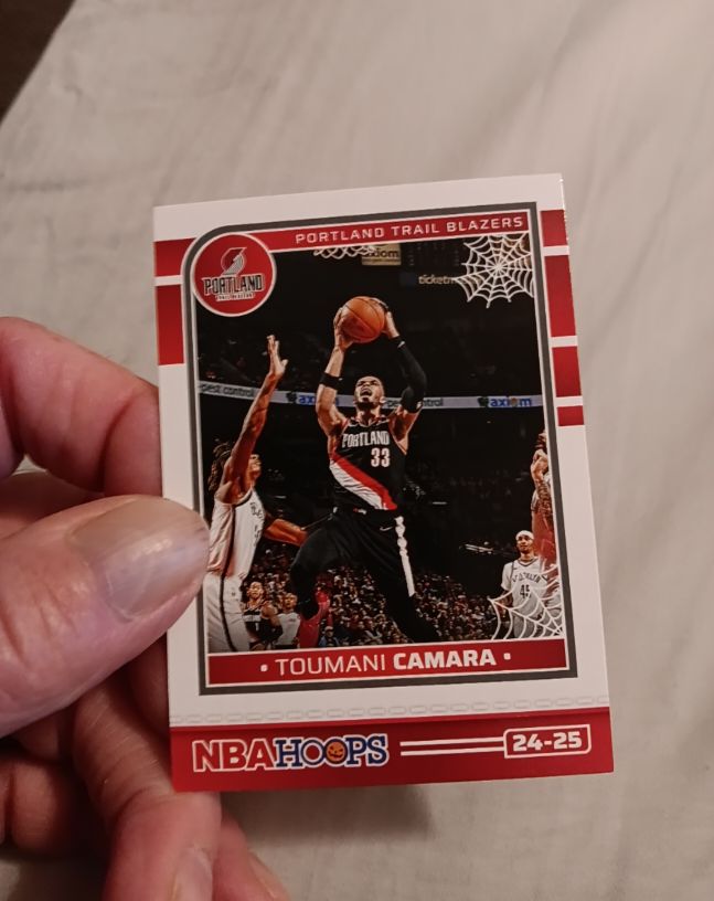 2024-25 Panini Haunted Hoops #207 Toumani Camara — front
