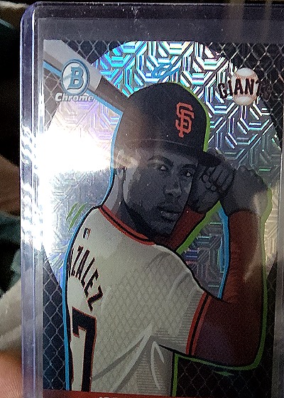 2021 Bowman Chrome #BCP-7 Willie Mays — front